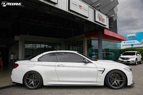 Bmw M4 F83 White Bc Forged Rz22 Wheel Front