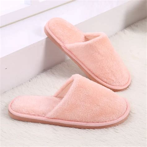 Off Winter Home Women Slippers Indoor Bedroom House Soft Cotton