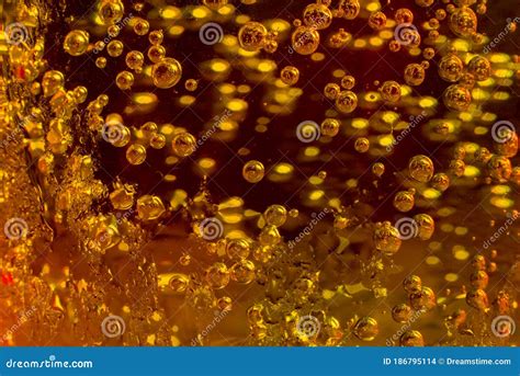 Orange Soda Bubbles Stock Photo Image Of Lemonade Drink 186795114