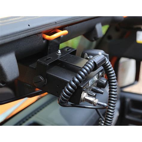 Rugged Ridge 11503 95 Cb Radio Mount For 07 18 Jeep Wrangler Jk Quadratec