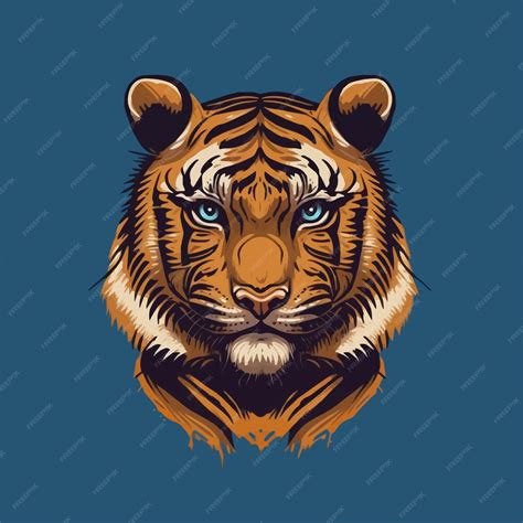 Premium Vector Illustration Of Tiger Head Mascot For Logo Icon Badge