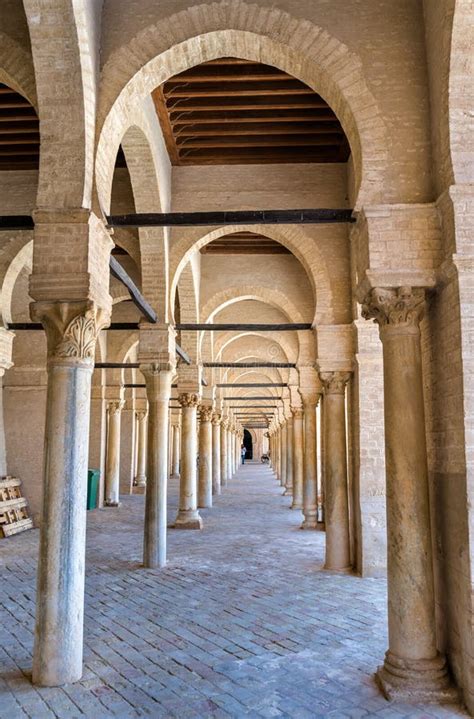 The Great Mosque of Kairouan in Tunisia Stock Image - Image of ...