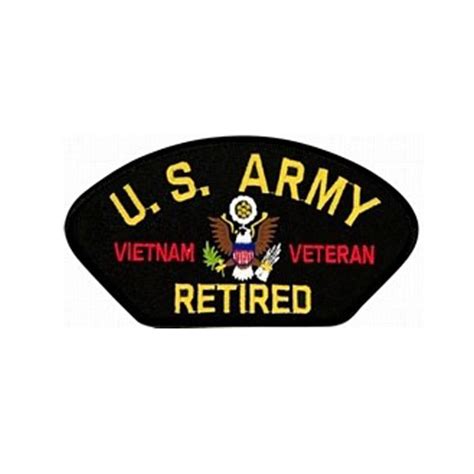 United States Army Vietnam Veteran Retired Patch Vietnam Veterans