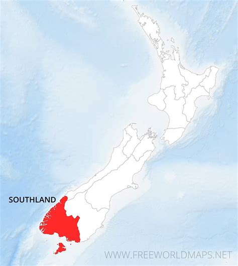 Southland Maps, NZ