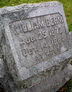 William Willy Behm 1872 1884 Memorial Find A Grave