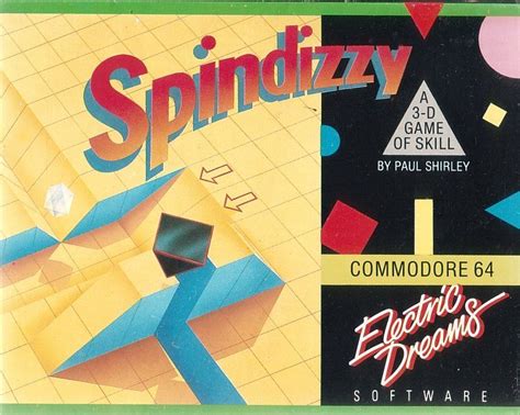 Spindizzy (1986) box cover art - MobyGames