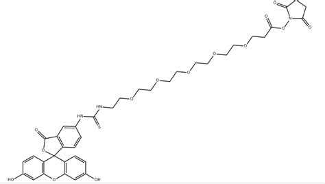 5 Fitc Peg5 Nhs Esterfluorescein Peg5 Nhs5 荧光素 五聚乙二醇 活性酯 哔哩哔哩