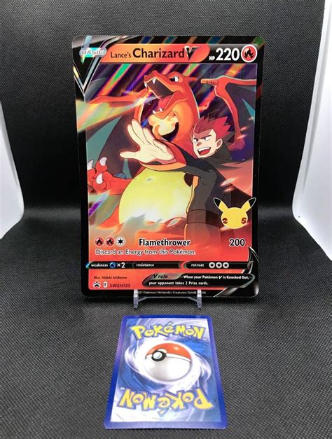 Lances Charizard V Jumbo Card Swsh Pokemon Tcg Celebrations