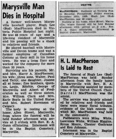 Hugh Lee MacPherson 1907 1955 Find A Grave Memorial