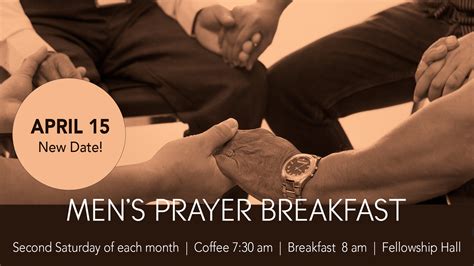 Mens Prayer Breakfast Slide April Calvary Baptist Church Holiday