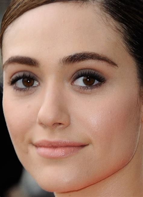 Brown Eye Makeup Idea Close Up Of Emmy Rossum At The Christian Dior