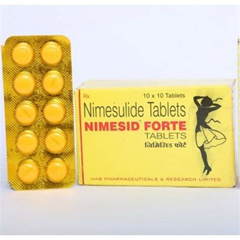 Nimesulide 200 Mg Anti Inflammatory Prescription Tablets Age Group