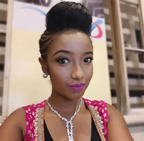 Clipkulture Anita Nderu In Lovely Afro Cornrows Hairstyle