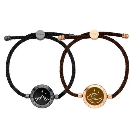 Totwoo Bracelet Femme Homme Bracelet Couple Bijoux Love Distance