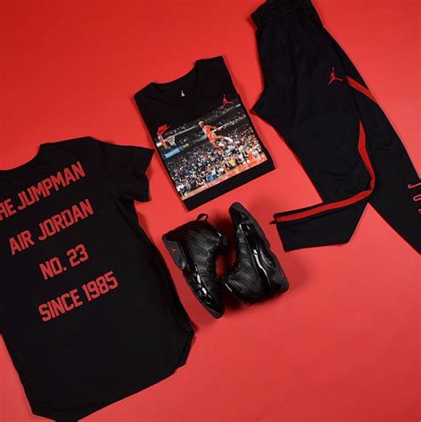 Air Jordan 9 Bred Matching Tees And Pants SneakerFits