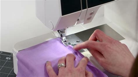 How To Use A Rolled Hem Foot Youtube