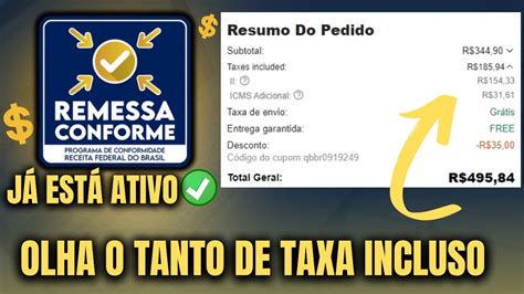 URGENTE REMESSA CONFORME JÁ ESTÁ ATIVO CHEGOU BEM ANTES DO QUE A