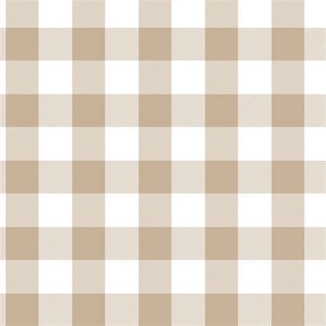 Tartan Sem Costura Padr O Xadrez Vector Pastel Marrom E Branco Para