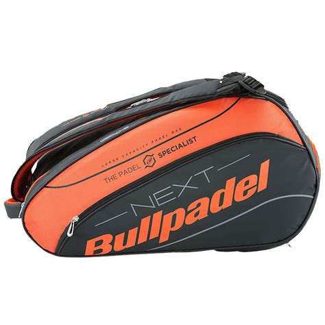 Paletero Bullpadel Next Negro Y Naranja