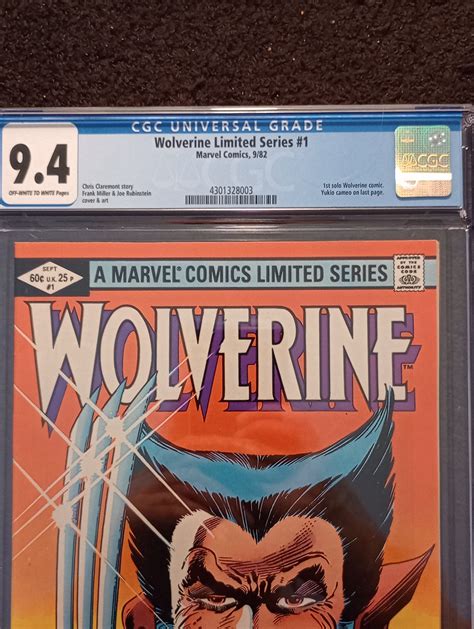 Wolverine 1 1982 Comic Books Bronze Age Marvel Wolverine