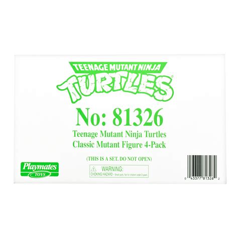 Shop Teenage Mutant Ninja Turtles Classic 4 Mutant 4 Pack Figure Bundle By Playmates Toys