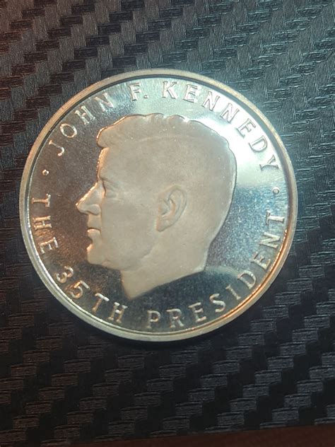 John F. Kennedy Commemorative coin sterling silver - For Sale, Buy Now ...