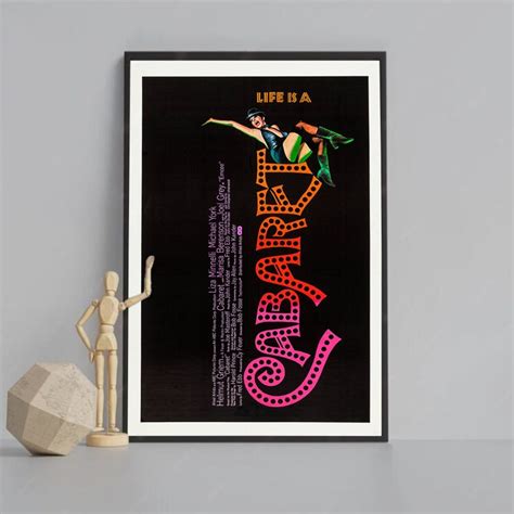 Cabaret 1972 Poster Movie Poster Minimalist Aesthetic Poster Wall Art