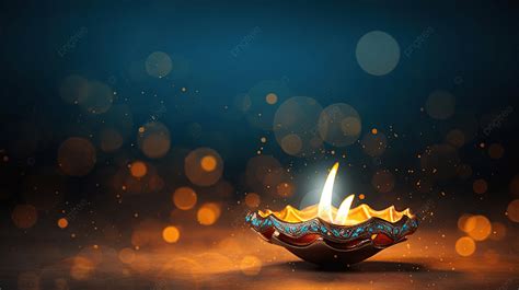 Happy Diwali Festival Of Light Background With Diwali Diya, Diwali ...