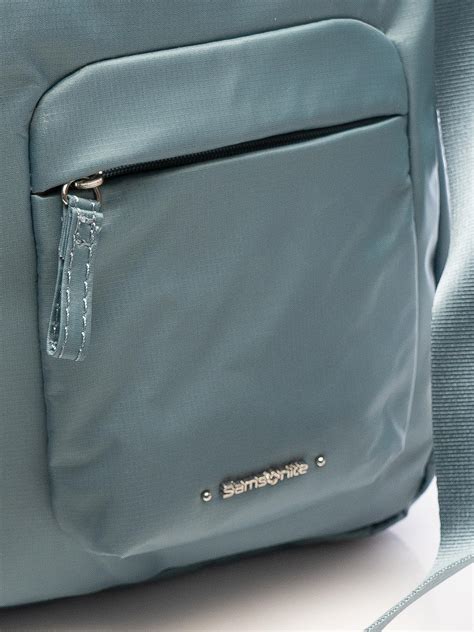 Samsonite Move Medium Borsa A Tracolla In Nylon Dusty Blue