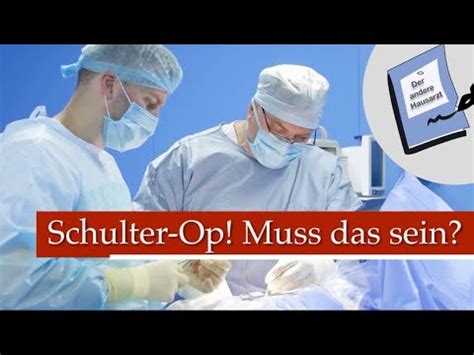 Bursitis Impingement Sehnenriss Ist Eine Op N Tig Mrt Reihe Teil