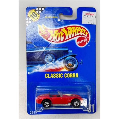 Vintage Hot Wheels 31 Red Classic Cobra Basic Wheels Etsy
