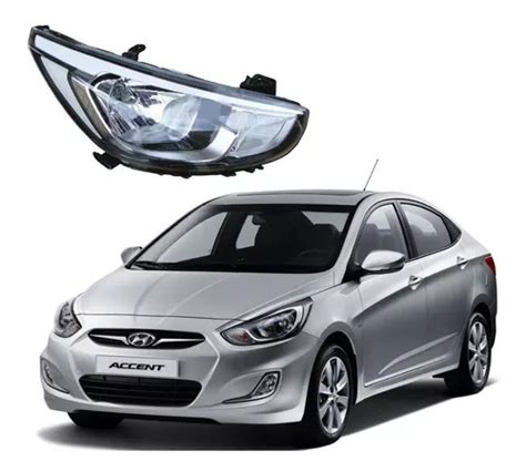 Óptico Delantero Hyundai Accent Rb 2011 2015 Cuotas sin interés