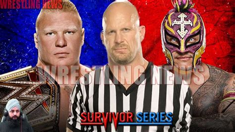 Special Guest Referee Stone Cold Brock Lesnar Vs Rey Mysterio Wwe Title