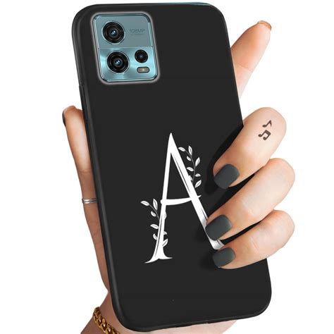 Etui Matowe Do Motorola Moto G Wzory Inicja Y Litery Litera Obudowa