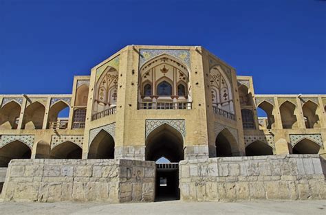 Premium Photo | The bridge over dry river in isfahan, iran