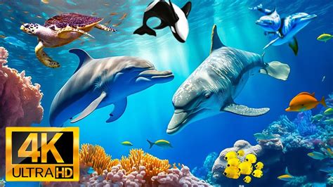 3 HOURS Stunning 4K UHD Underwater Wonders Relaxing Oceanscapes With