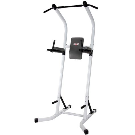 Body Flex Sports White Multi Function Power Tower With Padded Back And Arm Cushions