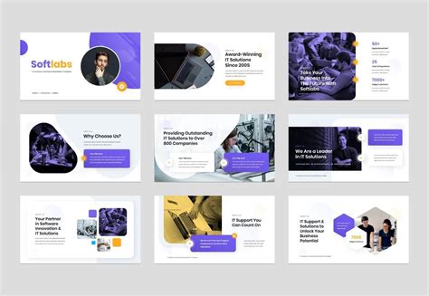 IT Solutions & Services PowerPoint Presentation Template - Graphue