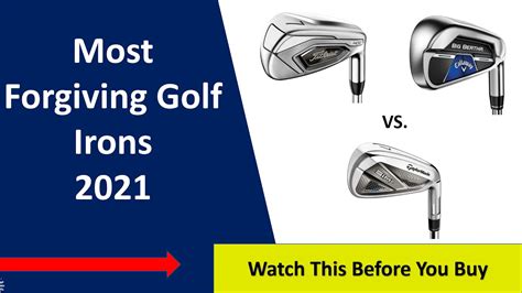 Most Forgiving Golf Irons 2022 To Improve Your Game Youtube