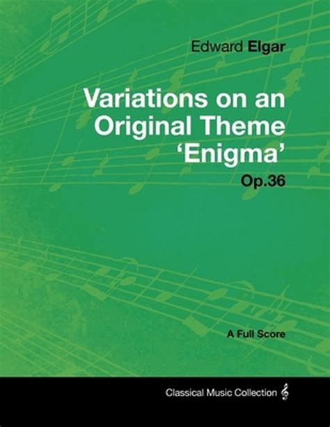 Edward Elgar Variations On An Original Theme Enigma Op A Full