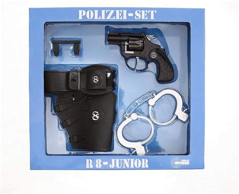 Ring Shot Cap Gun Police Series Pistol Revolver Black New Toy Replica New Ubicaciondepersonas