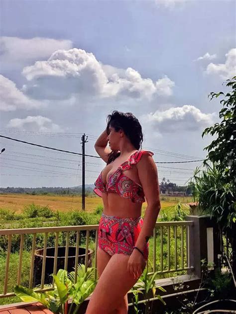 Neha Bhasin Casts A Spell On Social Media With Her Bikini Pictures The Etimes Photogallery Page 7