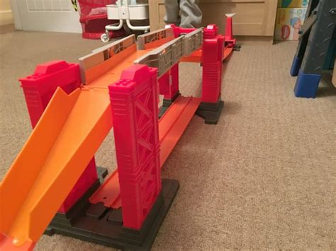 Hot Wheels Track Builder Stunt Bridge Kit Review Hello MrsShilts