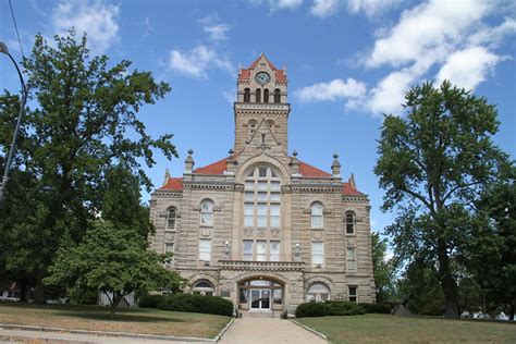 Knox IN, County Courthouse, USCC:IN:Knox, Knox Indiana, Starke County ...