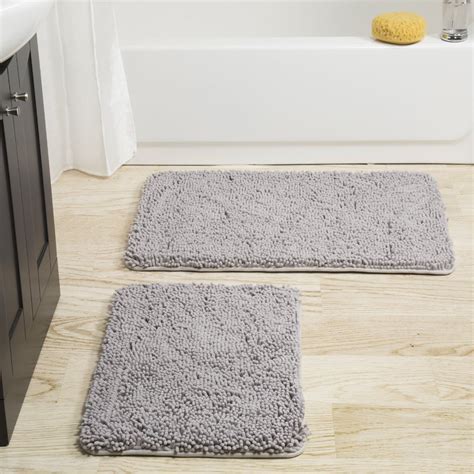 Windsor Home 2-piece Memory Foam Shag Bath Mat - Walmart.com - Walmart.com