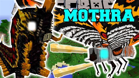 Minecraft The Great Mothra Mod Mothra Battra Rodan And More Mod