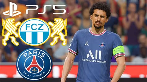 Psg Vs Fc Zurich Fifa Ps Realistic Gameplay Graphics Mod Ultimate