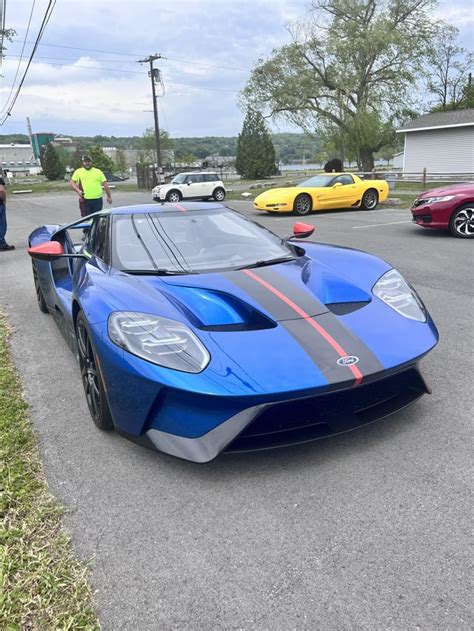 Ford GT at a corvette show but the Grand Sport was also beautiful : r/Autos