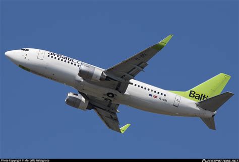 YL BBL Air Baltic Boeing 737 33V WL Photo By Marcello Galzignato ID