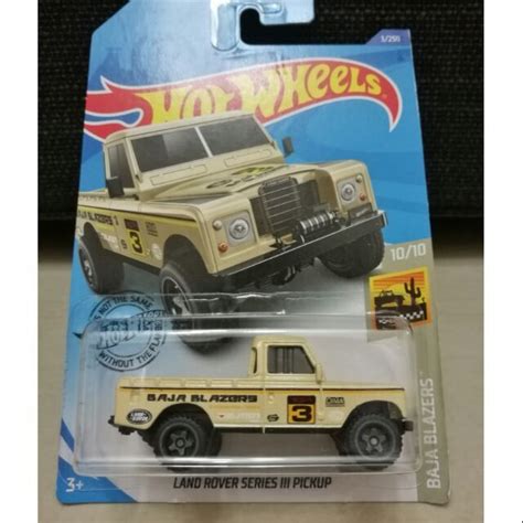Hw Hot Wheels Land Rover Series Iii Pickup Hw Hot Trucks Baja Blazers Lazada